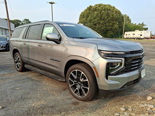 2026 Chevrolet Suburban RST in Sterling Gray Metallic — front three-quarter view