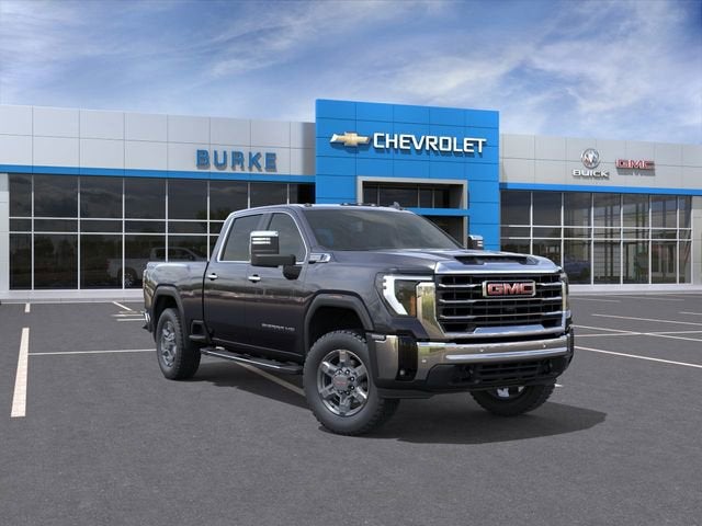 2026 GMC Sierra 2500 HD SLT in Titanium Rush Metallic — front three-quarter view