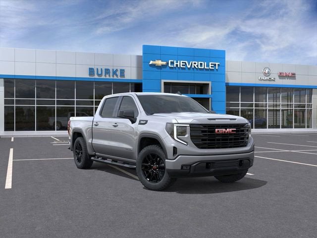 2026 GMC Sierra 1500 Elevation in Sterling Metallic — front three-quarter view
