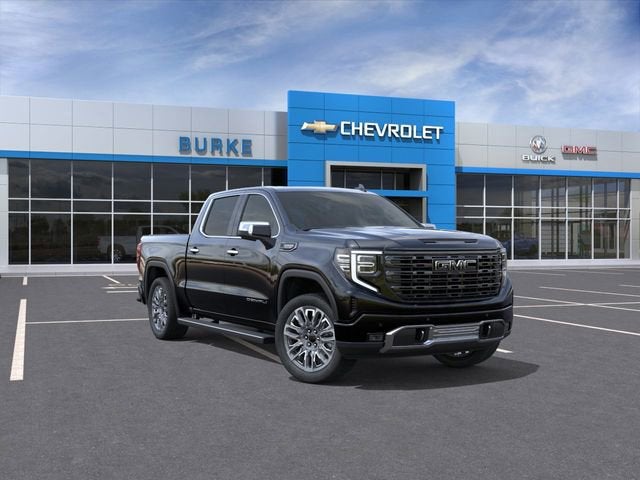 2026 GMC Sierra 1500 Denali Ultimate in Onyx Black — front three-quarter view
