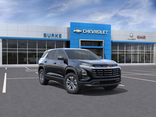 2026 Chevrolet Equinox LT in Mosaic Black Metallic — front three-quarter view