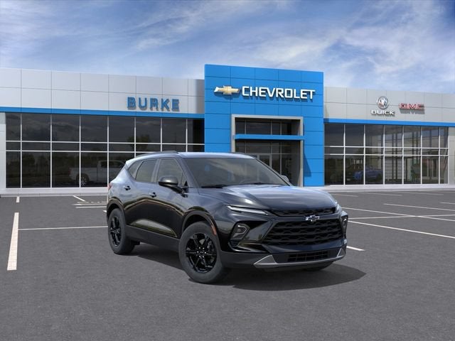 2026 Chevrolet Blazer 2LT in Black — front three-quarter view