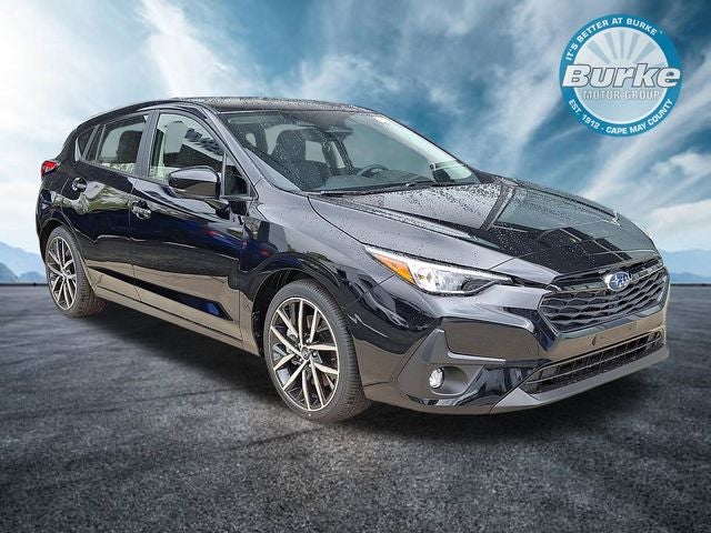 2026 Subaru IMPREZA Sport in Crystal Black Silica — front three-quarter view