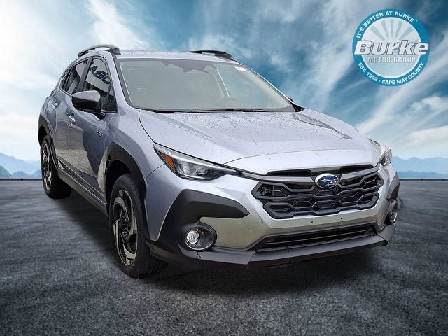2026 Subaru CROSSTREK Limited Hybrid in Ice Silver Metallic — front three-quarter view