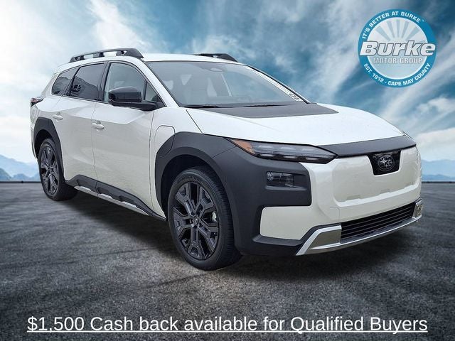 2026 Subaru TRAILSEEKER Limited in Crystal White Pearl — front three-quarter view