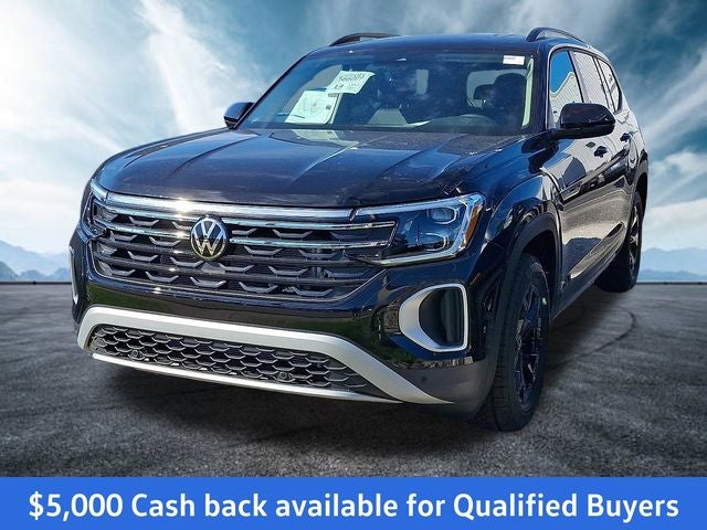 2026 Volkswagen Atlas — rear three-quarter view