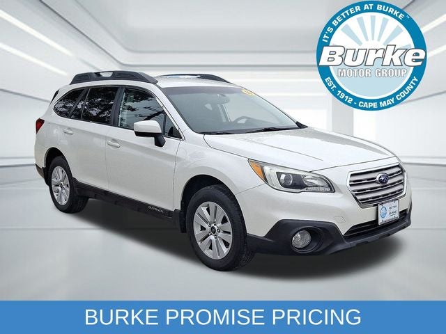 2016 Subaru Outback 2.5i Premium in Crystal White Pearl — front three-quarter view