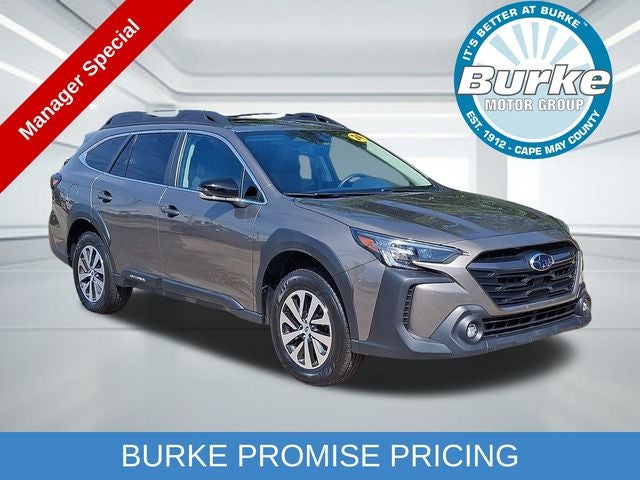 2024 Subaru Outback Premium in Brilliant Bronze Metallic — front three-quarter view
